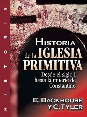 cover image of Historia de la iglesia primitiva